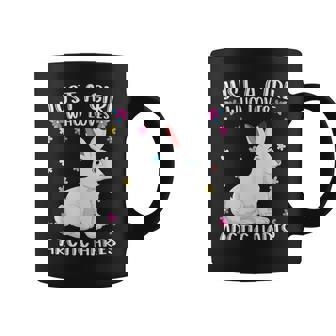 Just A Girl Who Loves Arctic Hares Cute Arctic Hare Lover Graphic Print Coffee Mug - Monsterry