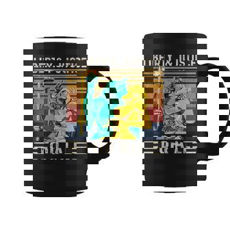 Liberty & Justice For All Lesbian Lgbt Pride Graphic Print Coffee Mug - Monsterry