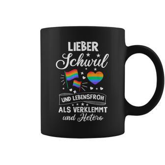 Lieber Schwul Und Lebensfroh Alserlemmund Und Hetero Pride S Tassen - Geschenkecke