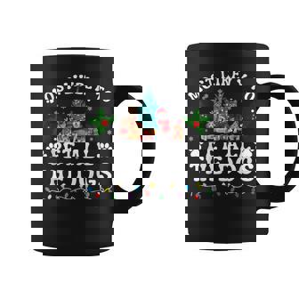 Most Likely To Pet All The Dogs Dog Lover Christmas Coffee Mug - Monsterry