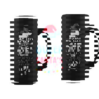 Most Likely To Queef On Santa's Lap Embarrassing Adult Coffee Mug | Mazezy