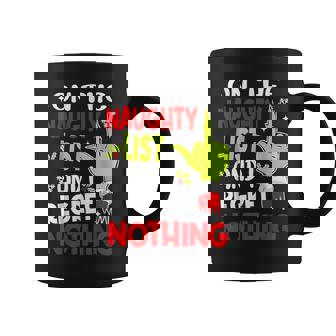 On The List Of Naughty And I Regret Nothing Christmas Graphic Print Coffee Mug - Monsterry