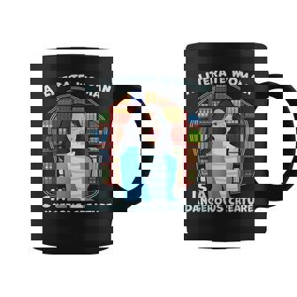 Literate Woman Humor Female Literature Book Lover Graphic Print Coffee Mug - Monsterry