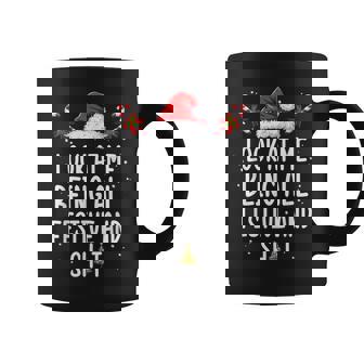Look at Me Being All Festive and Shit Christmas Tree Graphic Print Coffee Mug - Monsterry