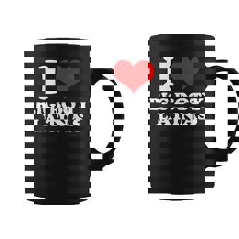 I Love My Big Booty Latinas Matching Red Heart Gf Graphic Coffee Mug - Seseable