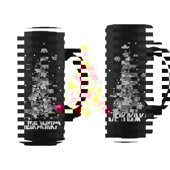 Mele Kalikimaka Christmas Tree Hawaiian Floral Tropical Xmas Coffee Mug - Thegiftio