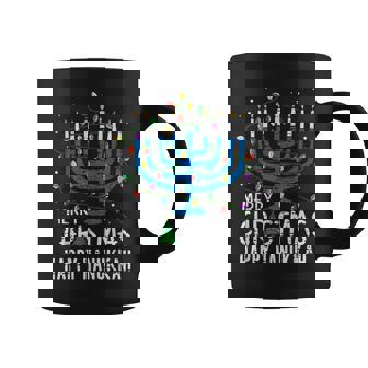 Merry Chrismukkah Happy Christmas Hanukkah Chanukah Jewish Coffee Mug | Mazezy