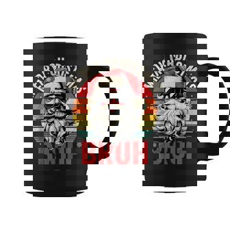 Merry Christmas Bruh Santa Claus Groovy Kid Coffee Mug | Mazezy