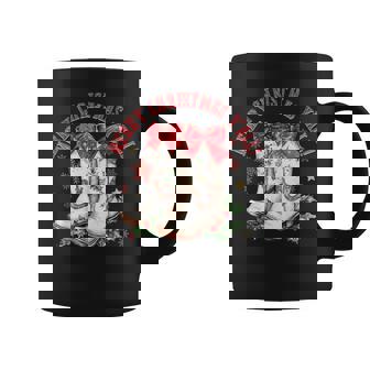 Merry Christmas Y'all Howdy Christmas Boots Cowgirl Coquette Coffee Mug - Thegiftio