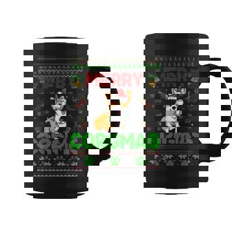 Merry Corgmas Christmas Corgi Lover Santa Corgi Sweater Graphic Print Coffee Mug - Monsterry