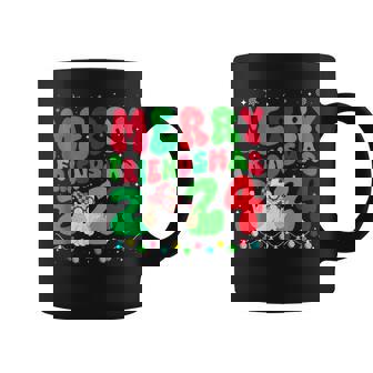 Merry Friendsmas 2024 Christmas Friends Matching Pajama Xmas Coffee Mug - Thegiftio UK