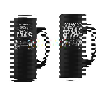 Merry Liftmas Weightlifter Fitness Coffee Mug - Monsterry