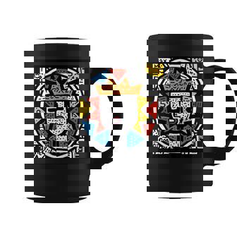 MGauner Exclusive 1980s Pop Art Explosion Bold & Vibrant Premium Graphic Print Coffee Mug - Monsterry