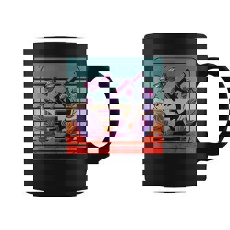 Microscope Science Nature Exploration Discovery Bee Floral Graphic Print Coffee Mug - Monsterry