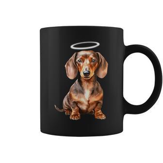 Miniature Dachshund Puppy Angel Tassen - Geschenkecke