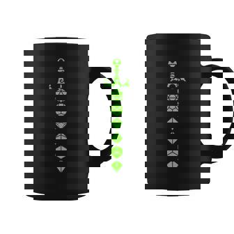 Nerdy Polyhedral Dice Set Sword Geeky Minimalist D20 Graphic Print Coffee Mug - Monsterry