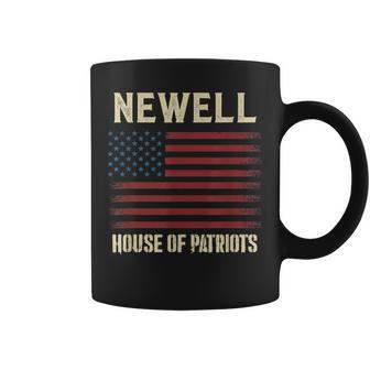 Newell Surname Last Name American Flag Family Tassen - Geschenkecke