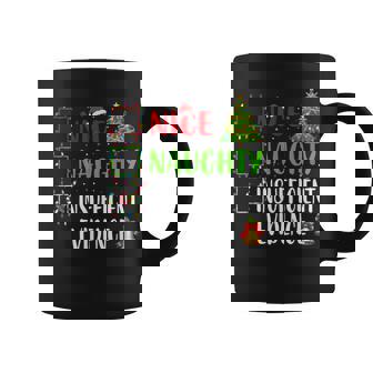 Nice Naughty Insufficient Evidence Christmas List Holiday Coffee Mug - Thegiftio UK