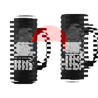 Nurse Christmas Nurse Claus Pj Nurse Pajama Family Matching Graphic Print Coffee Mug - Monsterry