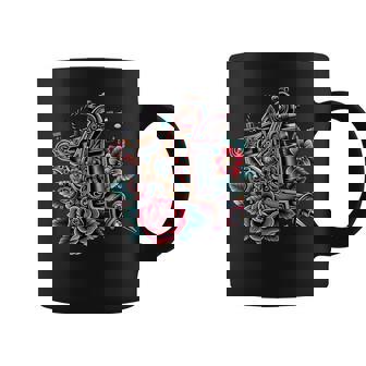 Old School Tattoo Coil Machine Coffee Mug - Monsterry