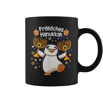 Penguin Hanukkah Menorah Happy Hanukkah Tassen - Geschenkecke