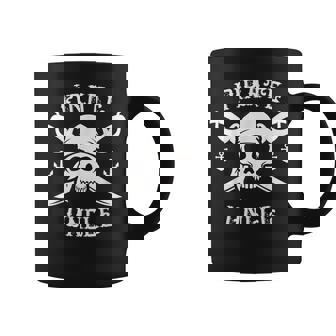 Pirate Uncle Family Halloween Holiday Costume Skull Graphic Print Coffee Mug - Monsterry