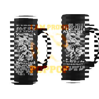 I Am Proud Being Poppop Christmas For Grandpa Dad Graphic Print Coffee Mug - Monsterry