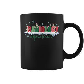Radiology Department Christmas Skeleton X-Ray Tech Graphic Print Coffee Mug - Monsterry