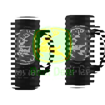 Rein Deer Christmas Parody Cool Tractor And Farm Equipment Graphic Print Coffee Mug - Monsterry
