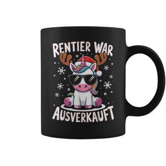 Reindeer Was Ausverkauft Christmas Unicorn Slogan Tassen - Geschenkecke