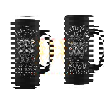 Reindeer Line Dance And Be Merry Christmas Festive Dancing Coffee Mug - Thegiftio