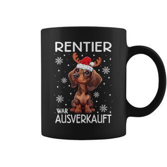 Reindeer Was Out Sold Dachshund Christmas Tassen - Geschenkecke