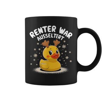 Renter War Ausgeltert Christmas Duck Tassen - Geschenkecke