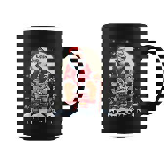 Santa Claus Pooping Down The Chimney Christmas Meme Coffee Mug | Seseable UK