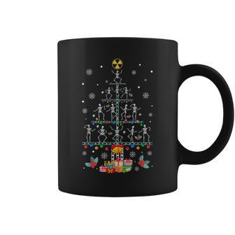 Santa Claus Radiologist Christmas Radiology Skeleton Dance Graphic Print Coffee Mug - Monsterry