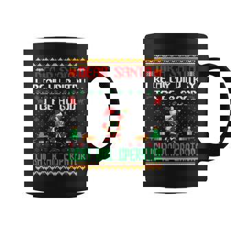 Santa Try To Be a Good Light Rail Operator Christmas Premium Graphic Print Coffee Mug - Monsterry