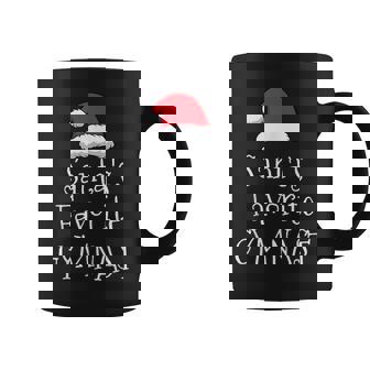 Santas Favorite Gymnast Christmas Gymnastics Coffee Mug - Monsterry