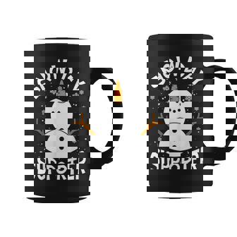 Snow Day Supporter Snowflake Teacher Christmas Pajamas Graphic Print Coffee Mug - Monsterry