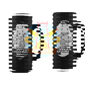 Songkran Thailand Water Games Vacation Beach Palms Souvenir Tank Top Graphic Print Coffee Mug - Monsterry