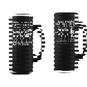 Tap Dancing Makes Me Happy Graphic Print Coffee Mug - Monsterry