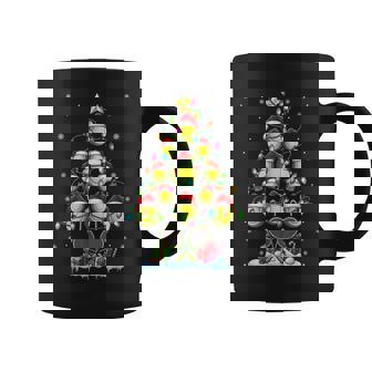 Tennis Balls As Christmas Tree Matching Player Trainer Coffee Mug - Monsterry