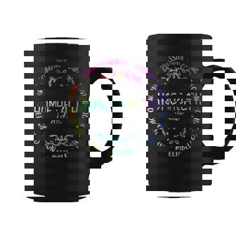 Tie Dye Hha Home Health Aide Healthcare Appreciation Coffee Mug | Mazezy
