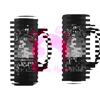 Vintage Arctic Hare Lover Just A Girl Who Loves Arctic Hare Graphic Print Coffee Mug - Monsterry