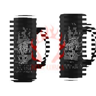 Vintage King Cobra On Fire Snakes Lover Reptile Fans Tank Top Graphic Print Coffee Mug - Monsterry