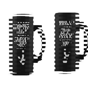 Wanna Test Out My Scratch N' Sniff Adult Humor Men Coffee Mug - Seseable