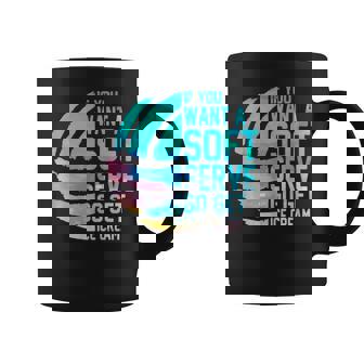 If You Want A Soft Serve Go Get Ice Cream Volleyball Coffee Mug | Mazezy
