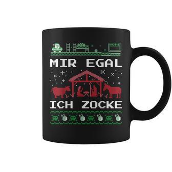 Weihnachten Mir Egal Ich Zocke Ugly Christmas For Gamer Tassen - Geschenkecke