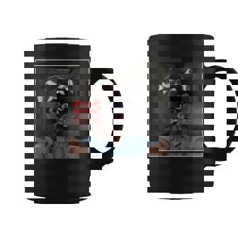 Weirdcore Aesthetic Weird Girl Eyes Am I Real Alternative Graphic Print Coffee Mug - Monsterry