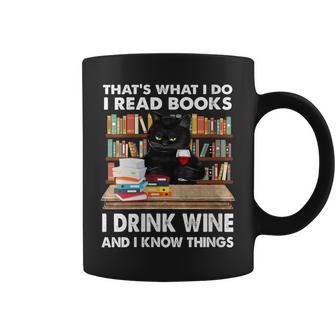 Women's Das Lese Ich Bücher Trinke Wein Und Ich Weiß Dinge Tassen - Geschenkecke