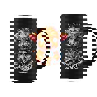 Women's Highland Cow Coffee Addict Cute Coffee Mug - Thegiftio